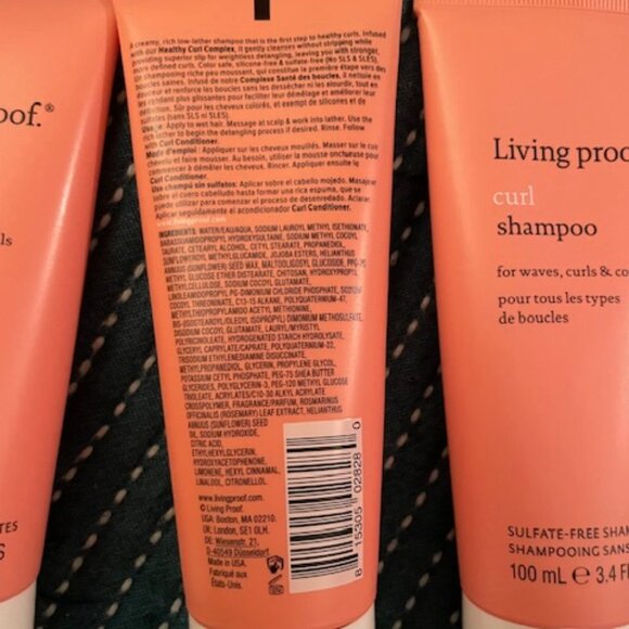 Living Proof Bundle Triple Bond Complex Smooth Styling Spray Curl Shampoo NEW - Picture 3 of 11